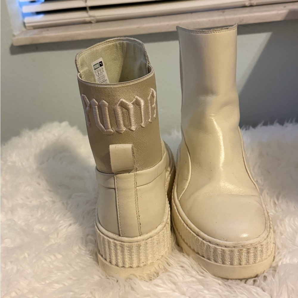 Fenty Puma Off-White Chelsea Boots | Puma Shoes | Fenty by Rihanna